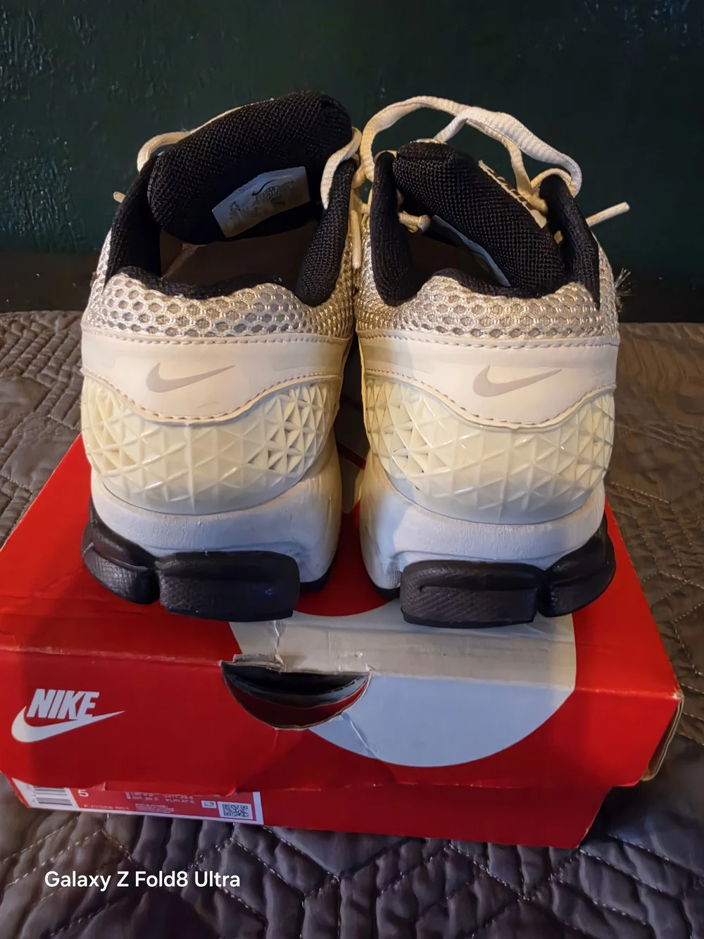 Nike Woman's White and Black Running Shoes